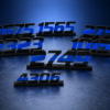 Personalized Blue Line Badge Name/Number